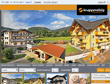 Tablet Screenshot of knappensteig.com